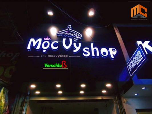 Chữ nổi gắn đèn led