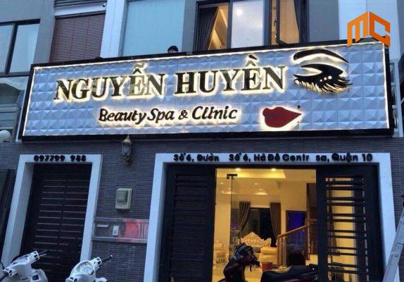 Biển quảng cáo mặt dựng alu giá rẻ